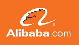 Alibaba Logo in orange background