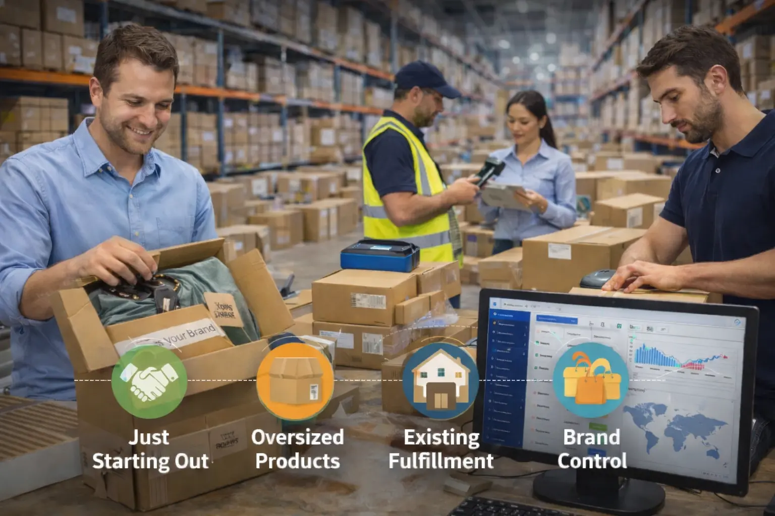 Amazon FBM seller fulfilling orders with merchant fulfillment process