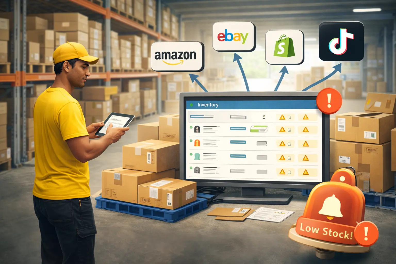 Ecommerce returns management process showing product inspection restocking and refund workflow for Shopify store customer returns