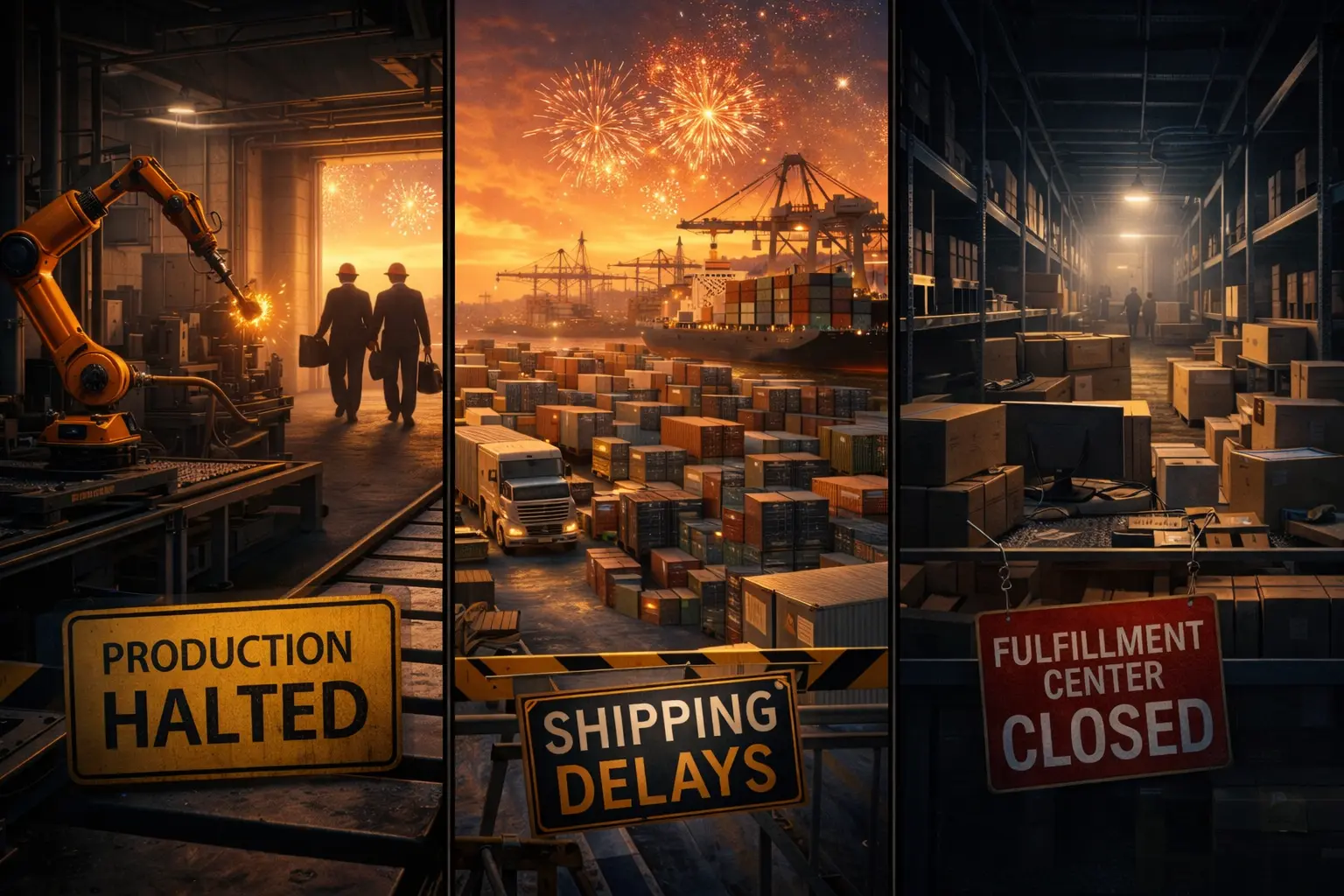 Comparison chart showing Fulfillmen 4-day vs industry 14-21 day closure