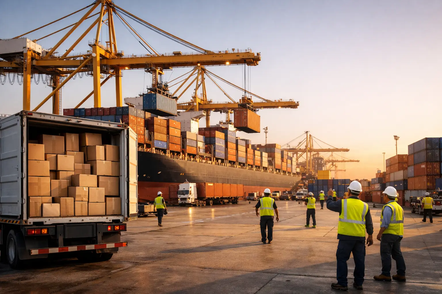 shipping methods from China to USA comparison table showing express air sea freight and DDP options