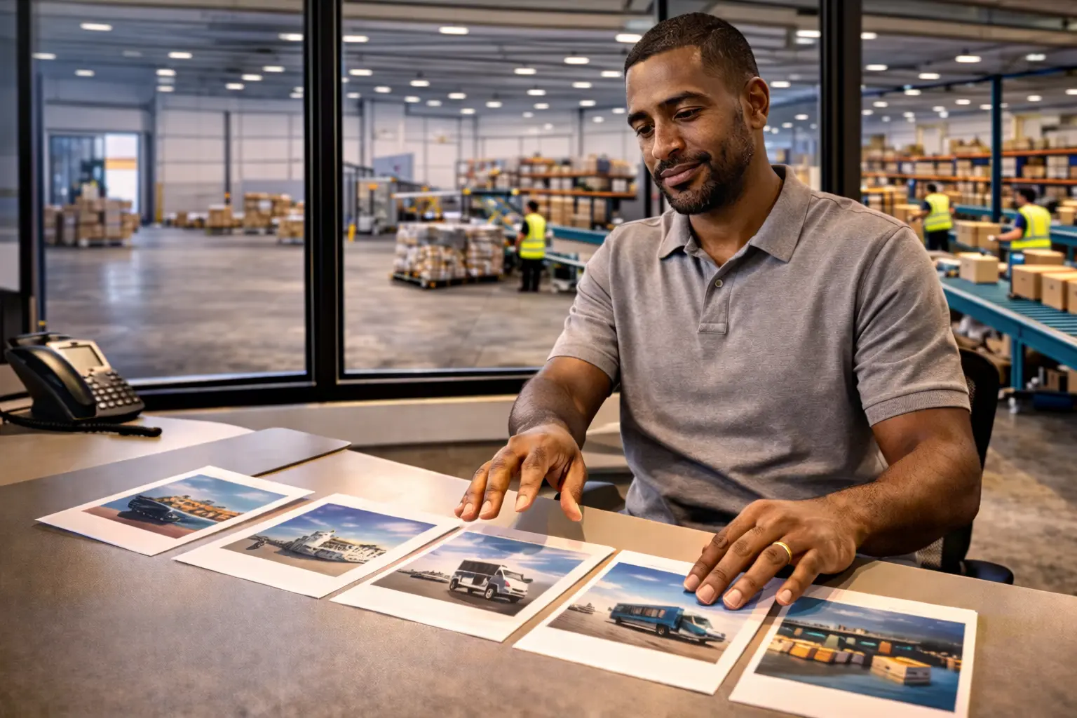 shipping methods from China to USA guide showing logistics professional choosing between express air sea freight and DDP