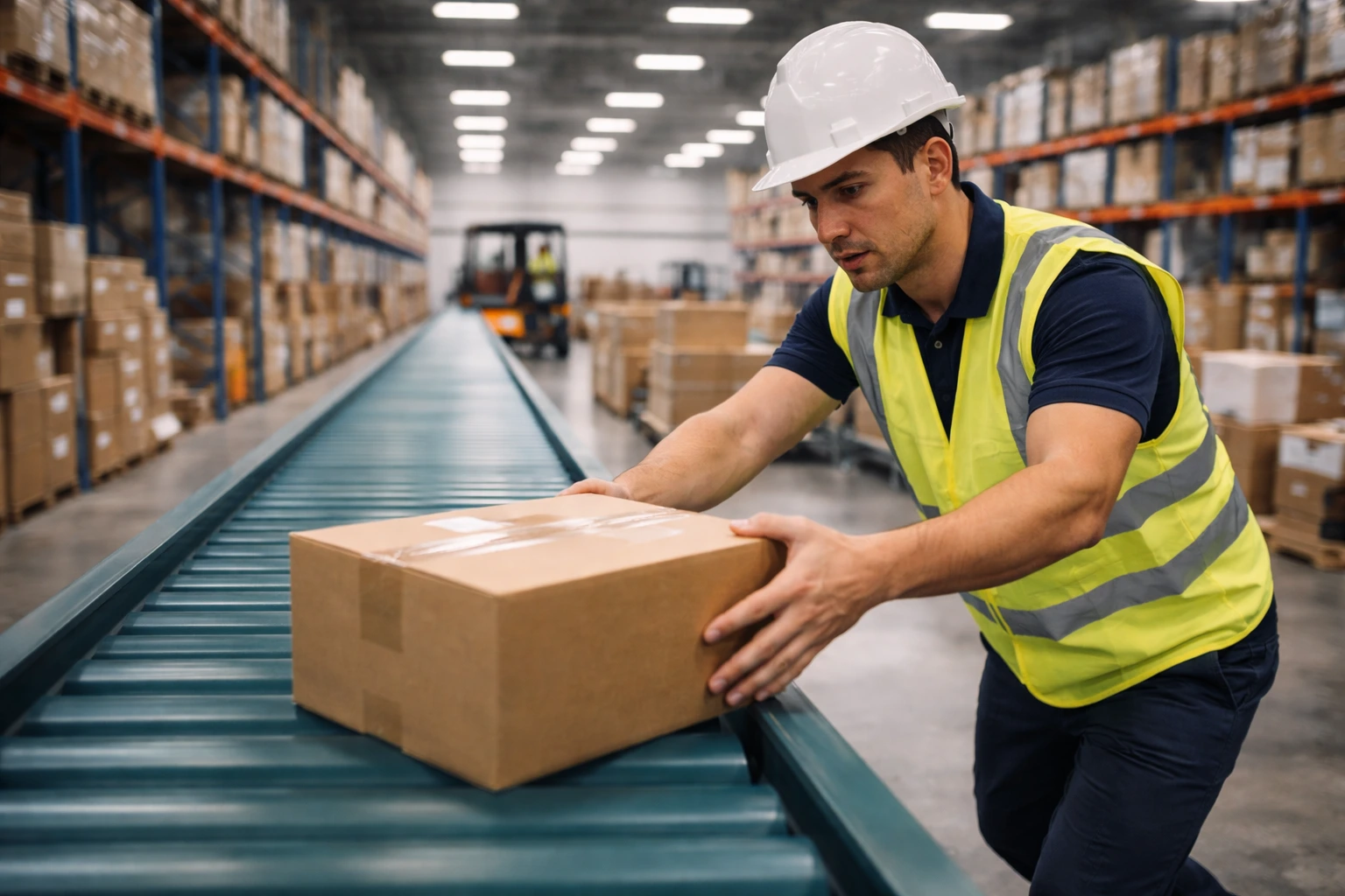 fast shipping dropshipping 2026 showing warehouse worker dispatching parcels quickly to meet customer expectations