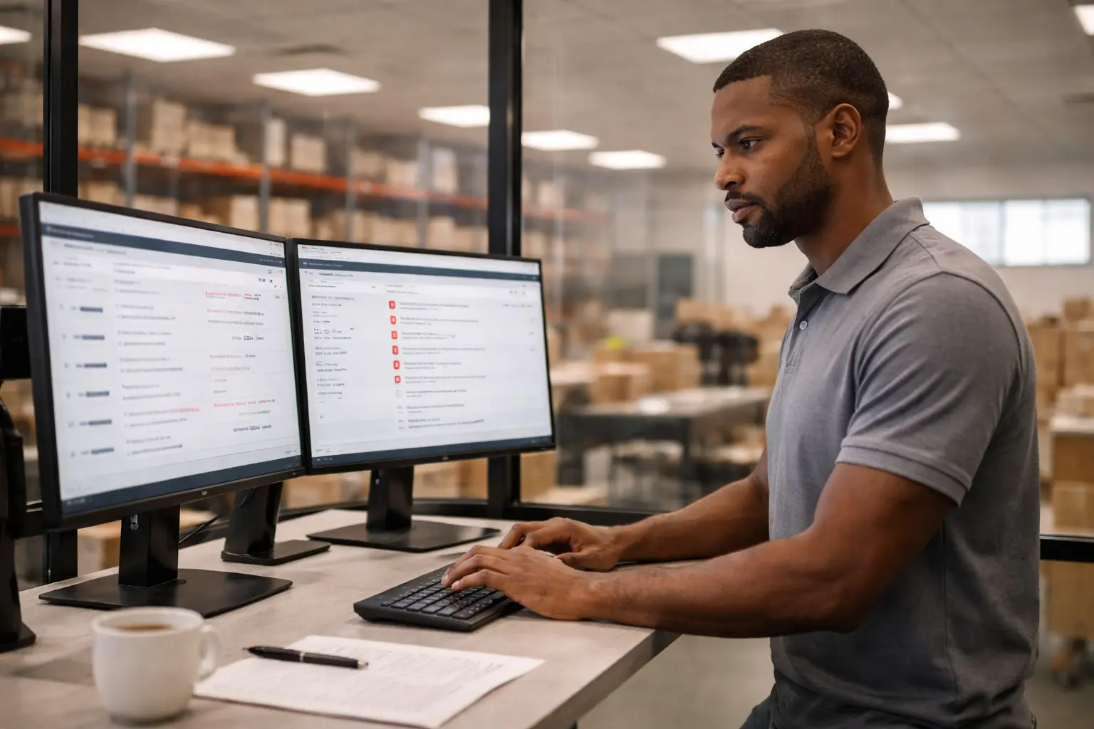 customer communication shipping delay showing ecommerce seller writing proactive delay notification email with revised ETA