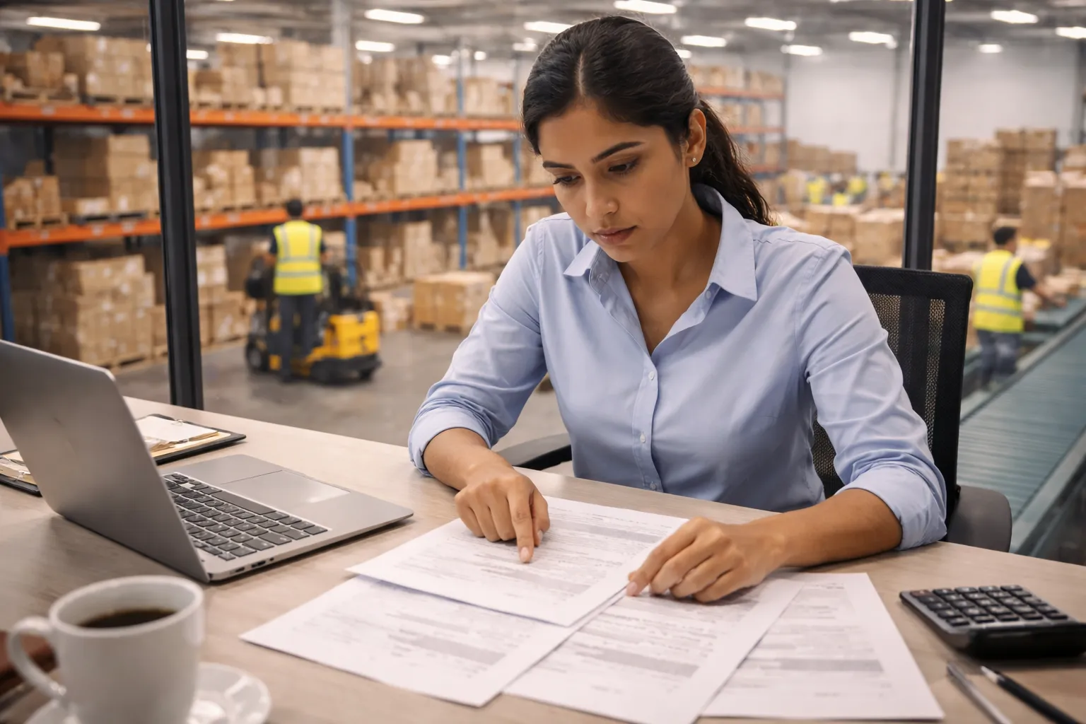 reduce international shipping costs showing ecommerce seller reviewing hidden shipping fees eating into order margins