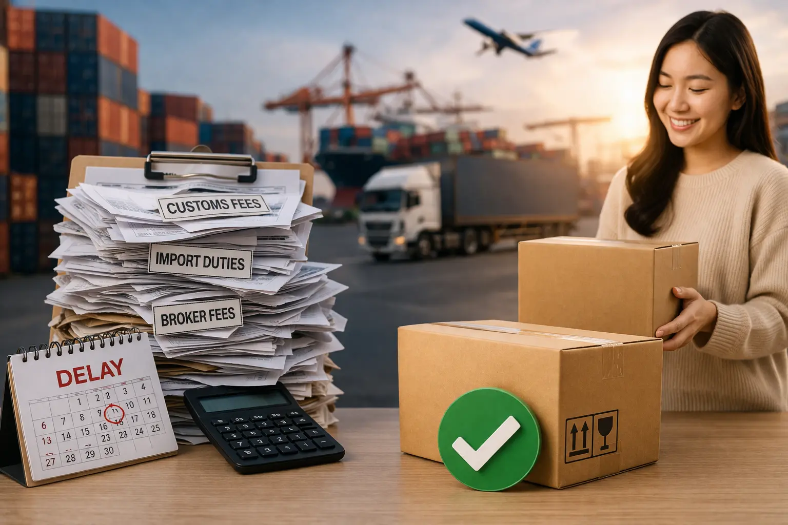 DDP sea freight container shipping from Shanghai port to US West Coast with customs clearance included