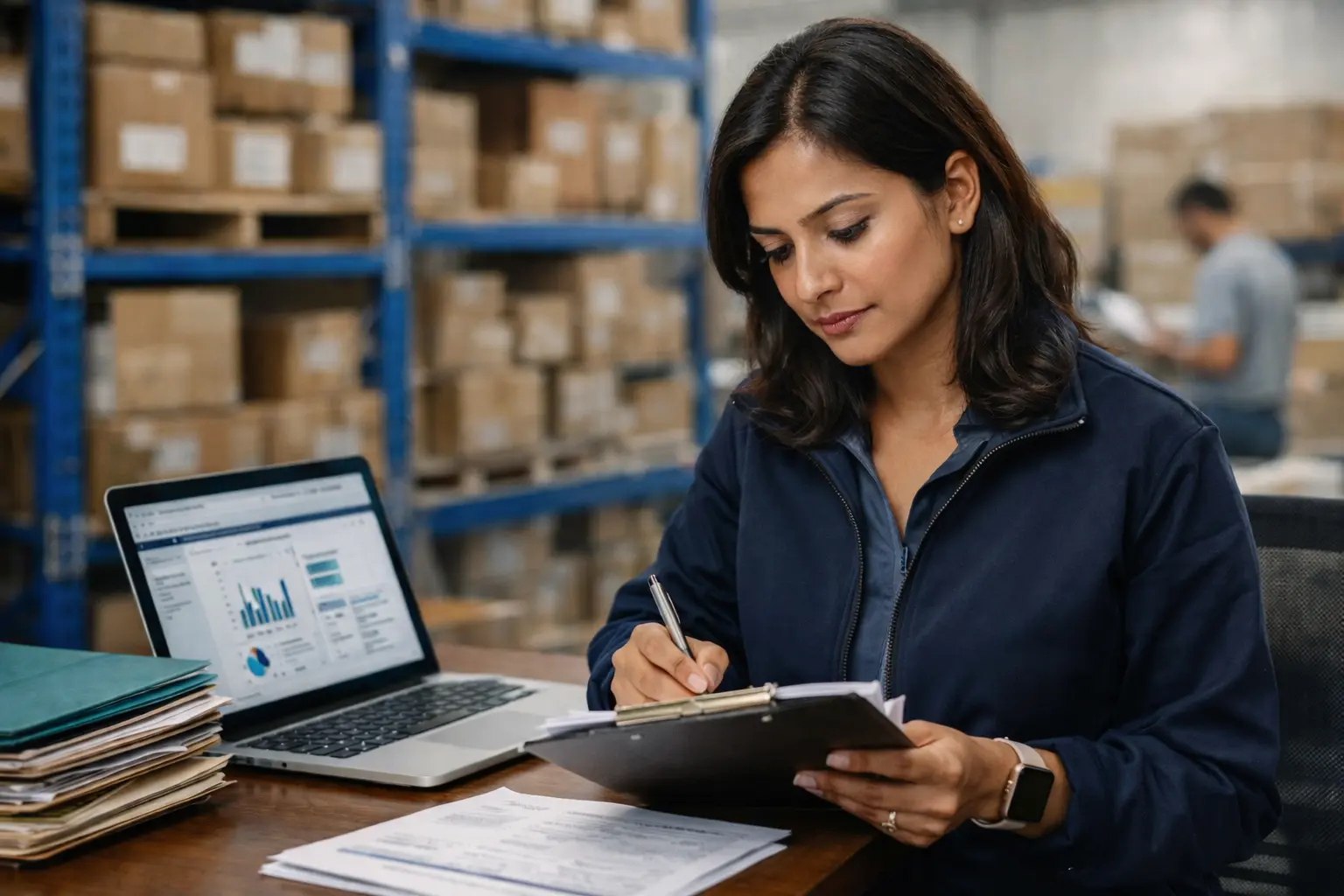 Customs broker verifying correct HTS code classification to reduce customs delays on China USA import shipment